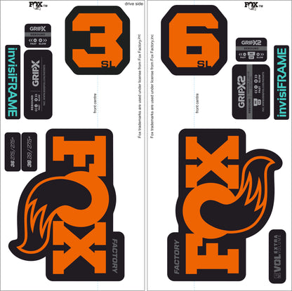 Fox 36 Factory SL 2026 Decals