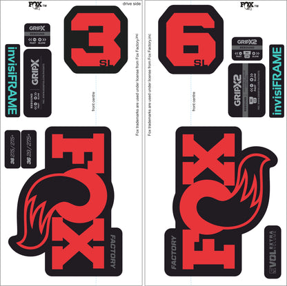 Fox 36 Factory SL 2026 Decals