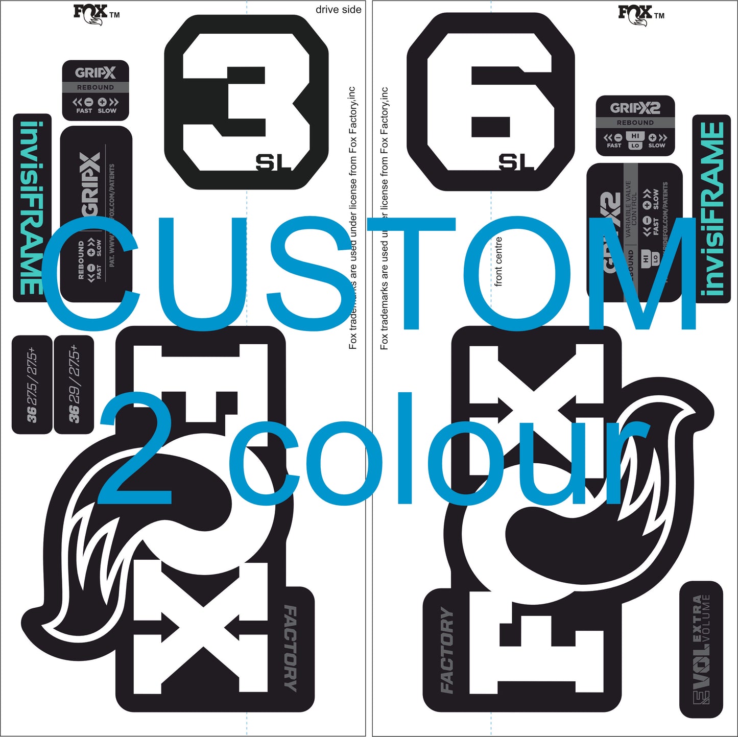 Fox 36 Factory SL 2026 Decals