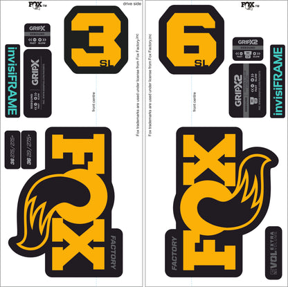 Fox 36 Factory SL 2026 Decals
