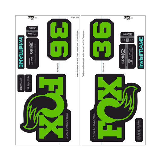 Fox 36 Performance 2026 Decals