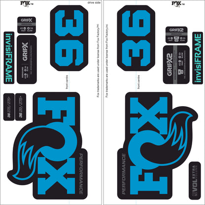 Fox 36 Performance 2026 Decals