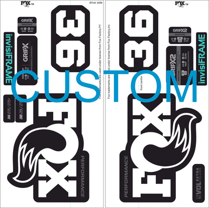 Fox 36 Performance 2026 Decals