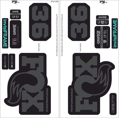 Fox 36 Performance 2026 Decals