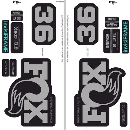 Fox 36 Performance 2026 Decals