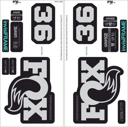 Fox 36 Performance 2026 Decals