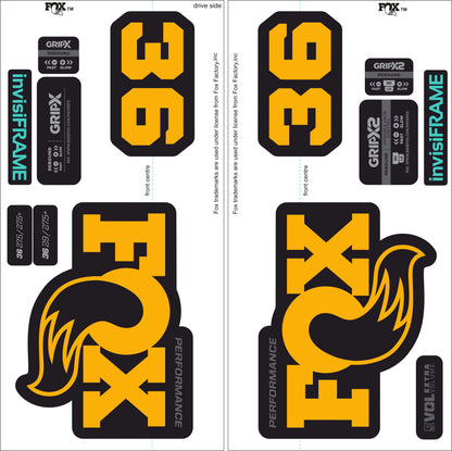 Fox 36 Performance 2026 Decals