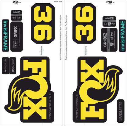 Fox 36 Performance 2026 Decals