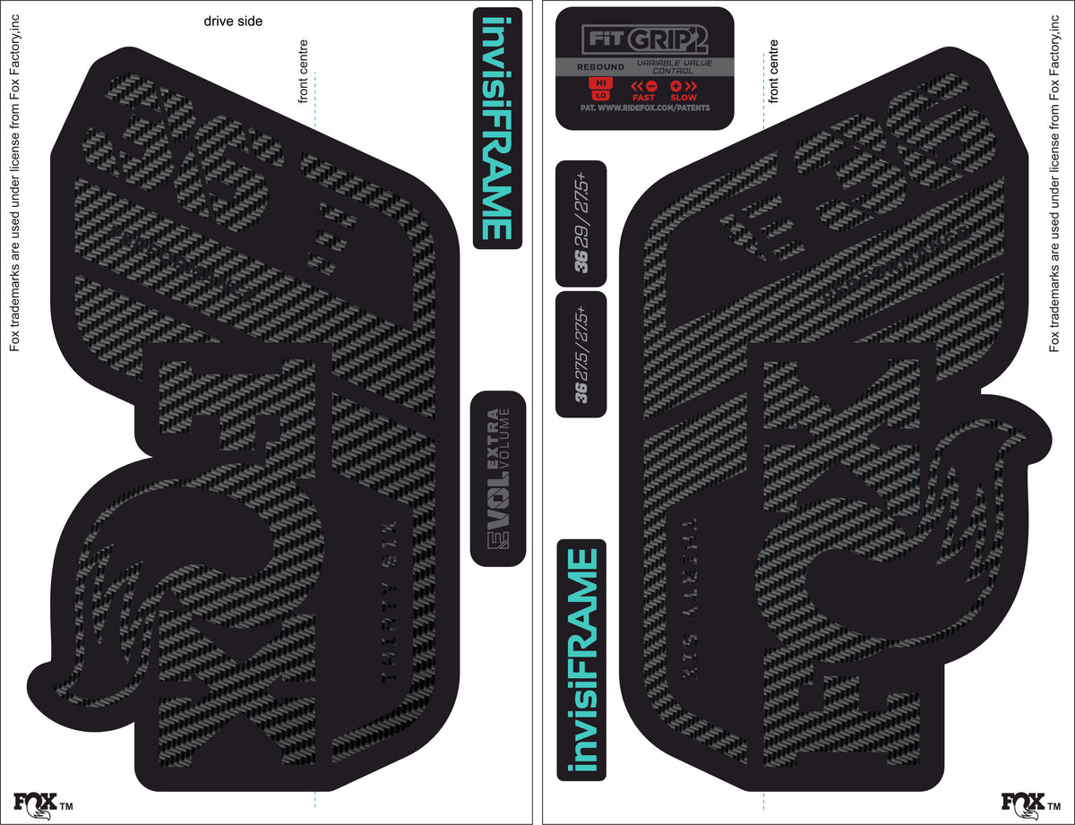 Fox 36 performance 2021 E Bike Decals