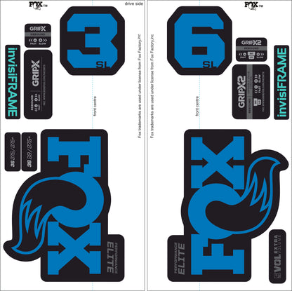 Fox 36 Performance Elite SL 2026 Decals