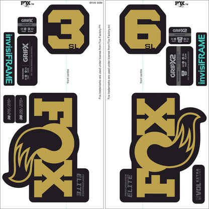 Fox 36 Performance Elite SL 2026 Decals