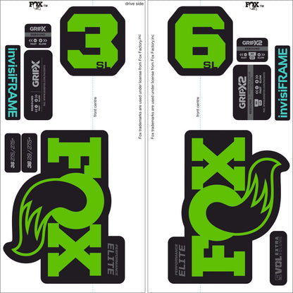 Fox 36 Performance Elite SL 2026 Decals