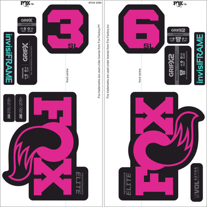 Fox 36 Performance Elite SL 2026 Decals