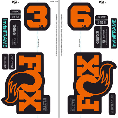 Fox 36 Performance Elite SL 2026 Decals