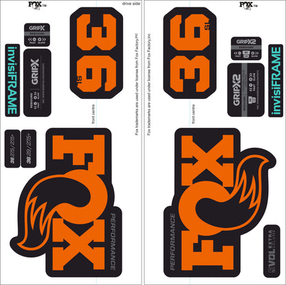 Fox 36 Performance SL 2026 Decals