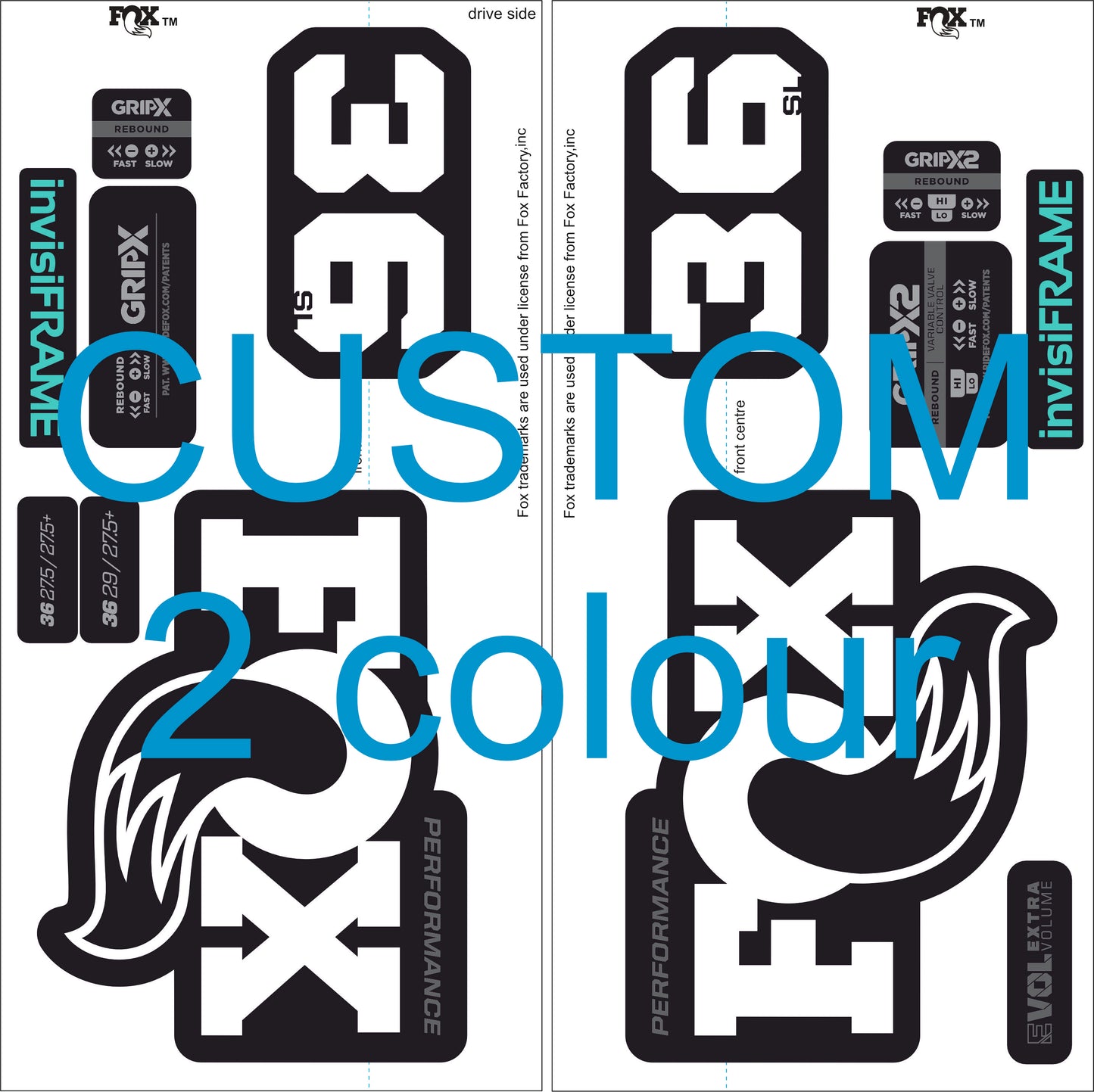 Fox 36 Performance SL 2026 Decals