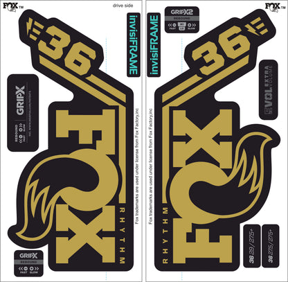 Fox 36 Rhythm E BIKE 2027 Decals