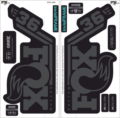 Fox 36 Rhythm E BIKE 2027 Decals