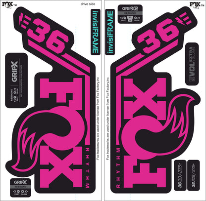 Fox 36 Rhythm E BIKE 2027 Decals