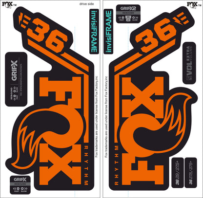 Fox 36 Rhythm E BIKE 2027 Decals