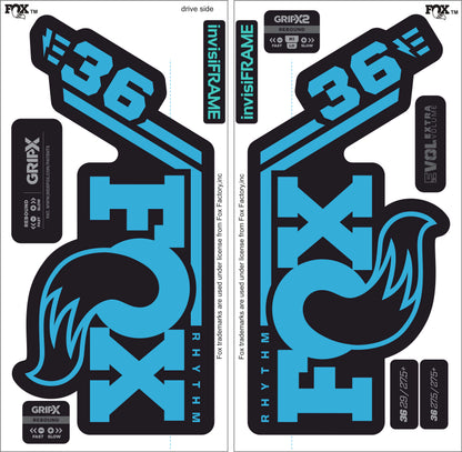 Fox 36 Rhythm E BIKE 2027 Decals