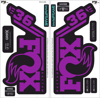 Fox 36 Rhythm E BIKE 2027 Decals