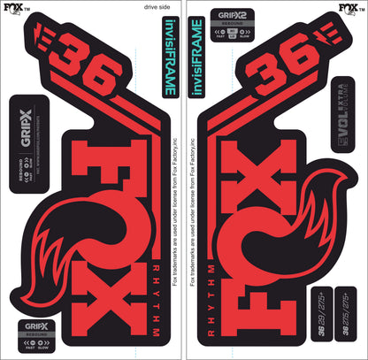 Fox 36 Rhythm E BIKE 2027 Decals
