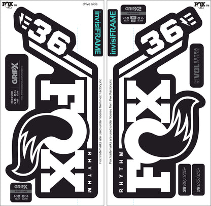 Fox 36 Rhythm E BIKE 2027 Decals