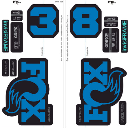 Fox 38 Factory 2027 Decals