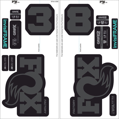 Fox 38 Factory 2027 Decals