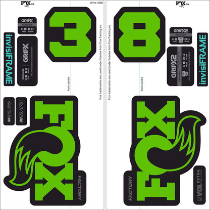 Fox 38 Factory 2027 Decals