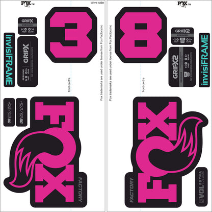 Fox 38 Factory 2027 Decals