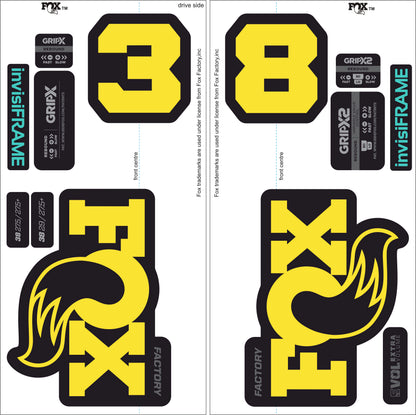 Fox 38 Factory 2027 Decals