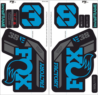 Fox 38 Factory E Bike 2021 Decals