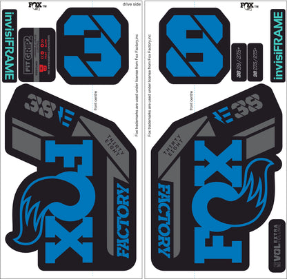 Fox 38 Factory E Bike 2021 Decals