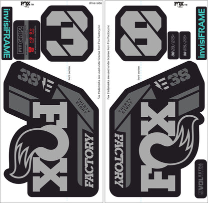 Fox 38 Factory E Bike 2021 Decals