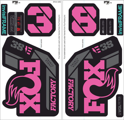 Fox 38 Factory E Bike 2021 Decals