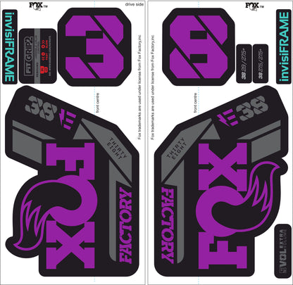Fox 38 Factory E Bike 2021 Decals