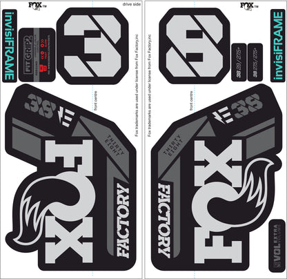 Fox 38 Factory E Bike 2021 Decals