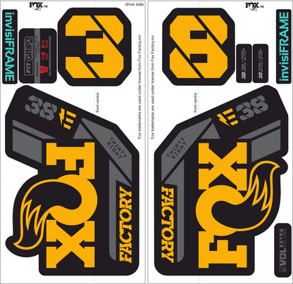 Fox 38 Factory E Bike 2021 Decals