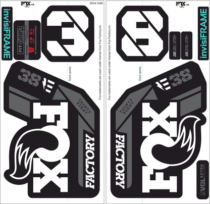 Fox 38 Factory E Bike 2021 Decals
