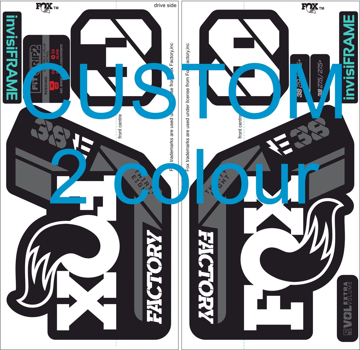Fox 38 Factory E Bike 2021 Decals