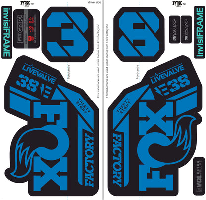 Fox 38 Factory E Bike Live Valve 2021 Decals