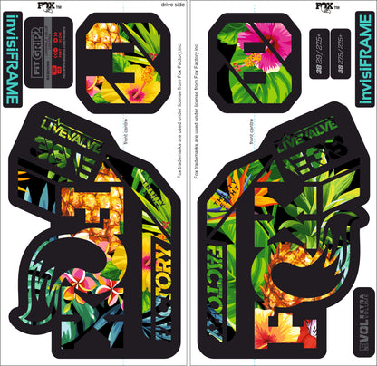 Fox 38 Factory E Bike Live Valve 2021 Decals