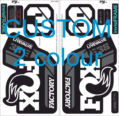 Fox 38 Factory E Bike Live Valve 2021 Decals