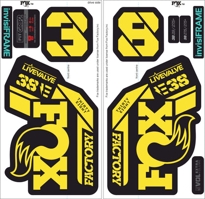 Fox 38 Factory E Bike Live Valve 2021 Decals
