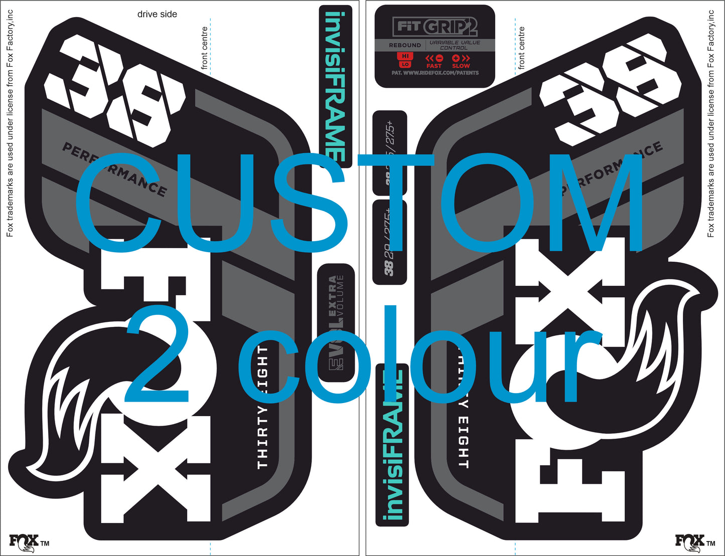 Fox 38 Performance 2021 Decals