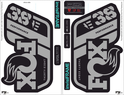 Fox 38 Performance E Bike 2021 Decals