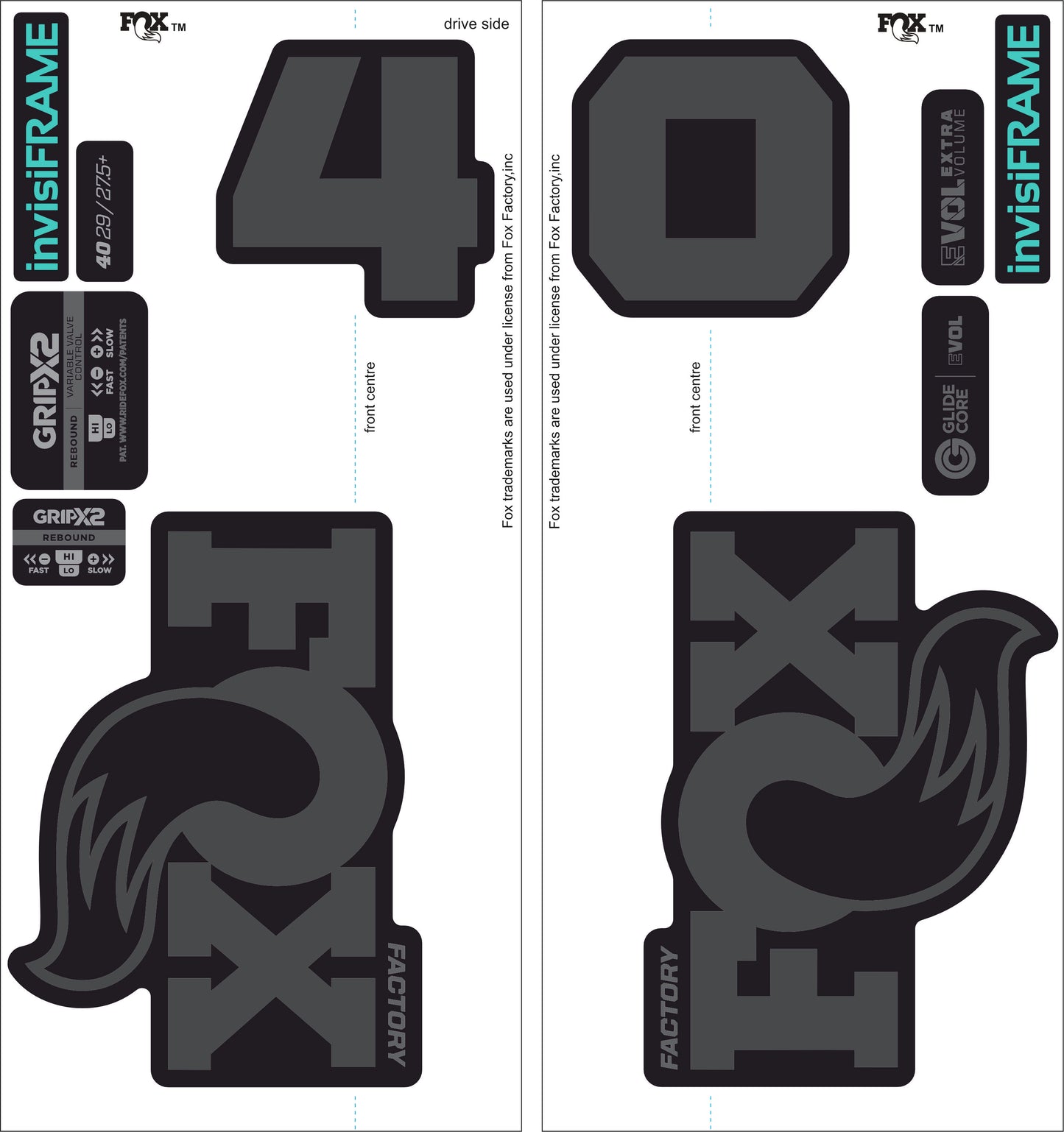 Fox 40 Factory 2027 Decals