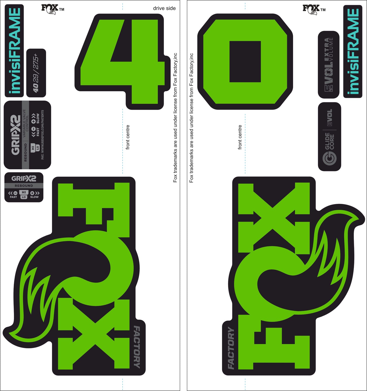 Fox 40 Factory 2027 Decals